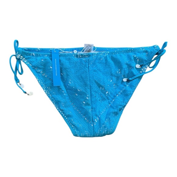 Bleu Rod Beattie Side-Tie Crochet Bikini Bottom in Blue Lagoon NWT - Picture 4 of 6
